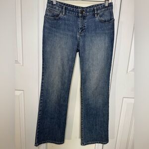 J. Jill Women's Straight Leg Blue Jeans